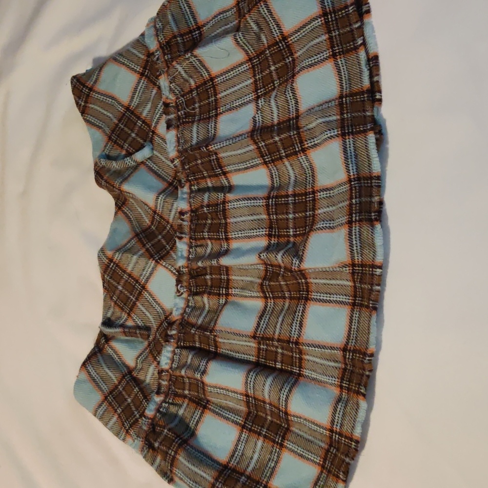 Plaid mini skirt